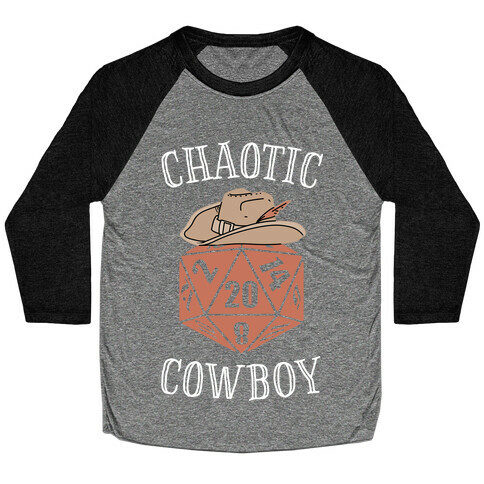 Chaotic cowboy Baseball Tee