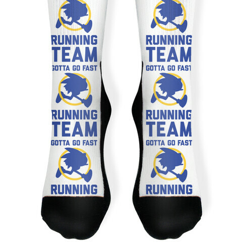 Gotta Go Fast Running Team Sock