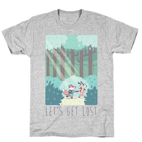 Let's Get Lost - Fox and Deer T-Shirt