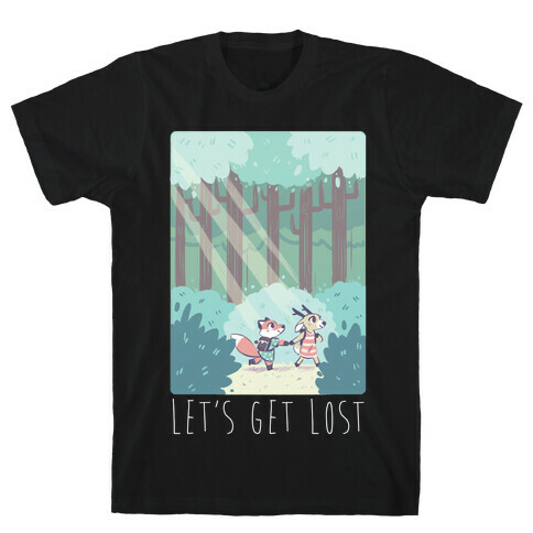 Let's Get Lost - Fox and Deer T-Shirt