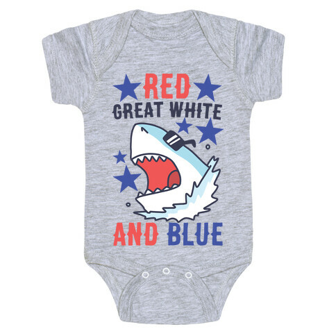 Red, Great White and Blue Baby One-Piece