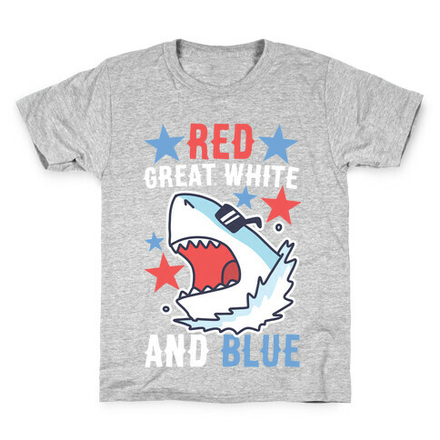 Red, Great White and Blue Kids T-Shirt