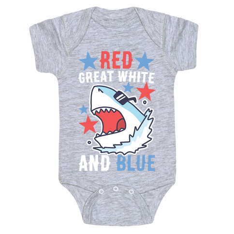 Red, Great White and Blue Baby One-Piece