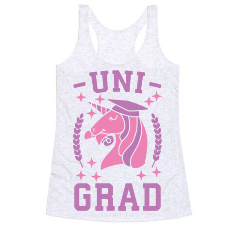 Uni Grad - Unicorn Racerback Tank Top