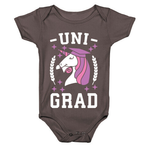 Uni Grad - Unicorn Baby One-Piece