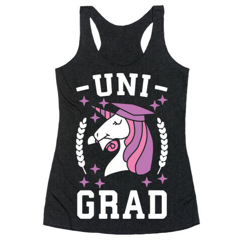 Uni Grad - Unicorn Racerback Tank Top