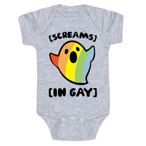 Screams In Gay Baby One-Piece