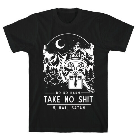 Do No Harm Take No Shit & Hail Satan T-Shirt