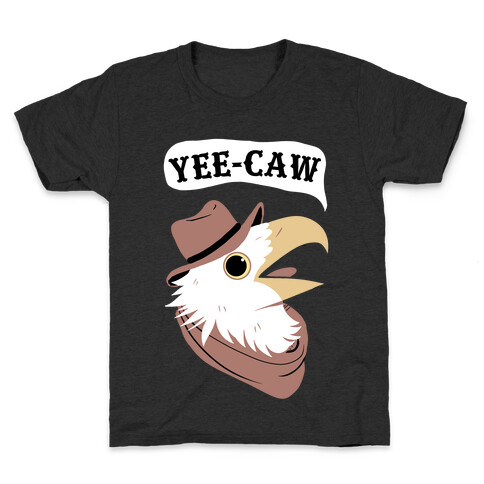 YEE-CAW Bald Eagle Kids T-Shirt