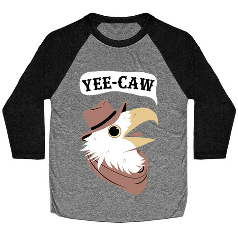 YEE-CAW Bald Eagle Baseball Tee