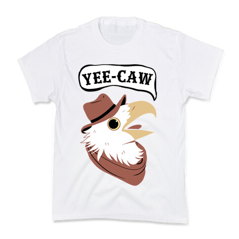 YEE-CAW Bald Eagle Kids T-Shirt