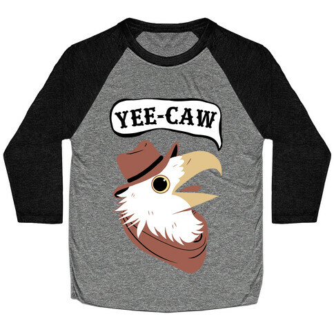 YEE-CAW Bald Eagle Baseball Tee