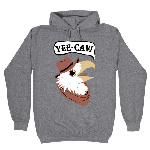 YEE-CAW Bald Eagle Hooded Sweatshirt