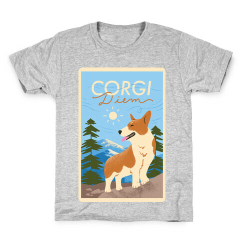 Corgi Diem Kids T-Shirt