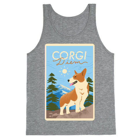 Corgi Diem Tank Top