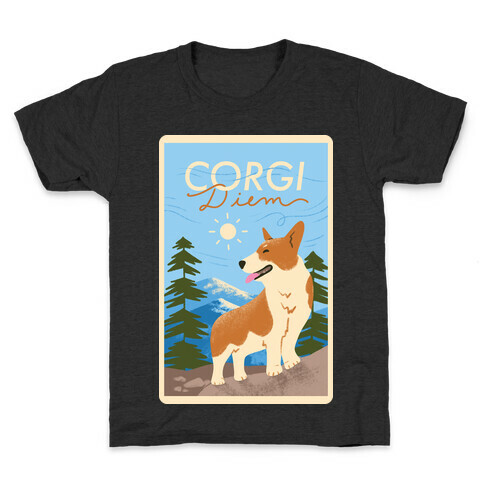 Corgi Diem Kids T-Shirt