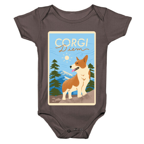 Corgi Diem Baby One-Piece