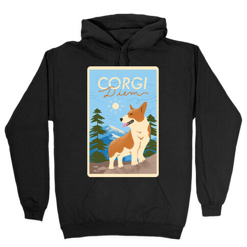 Corgi Diem Hooded Sweatshirt