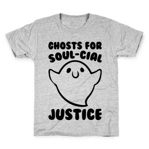 Ghosts for Soul-cial Justice Kids T-Shirt