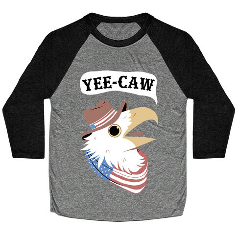 YEE-CAW American Bald Eagle Baseball Tee