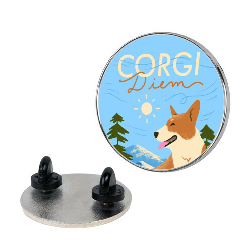 Corgi Diem Pin