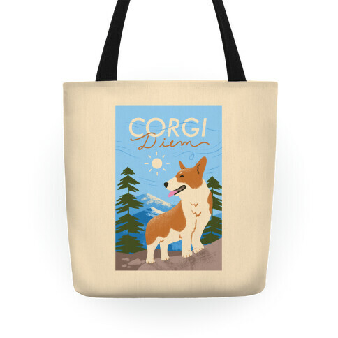 Corgi Diem Tote