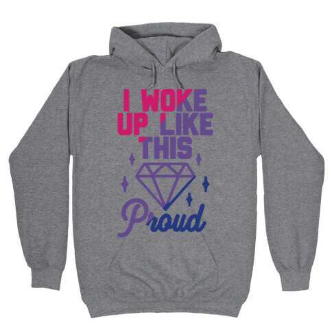 I Woke Up Like This Proud Bisexual Hooded Sweatshirt