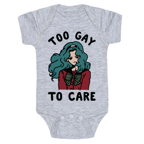 Too Gay To Care Michiru Baby One-Piece