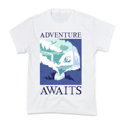 Adventure Awaits Kids T-Shirt