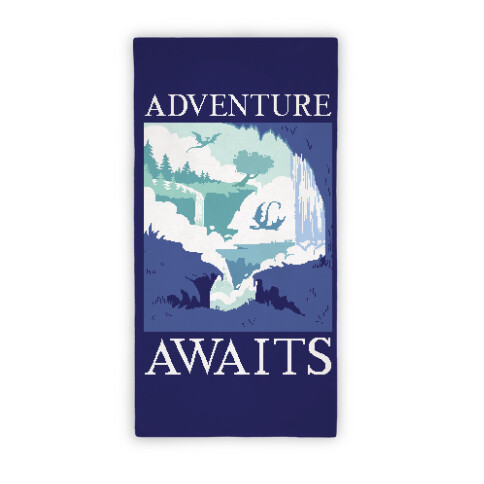 Adventure Awaits Beach Towel