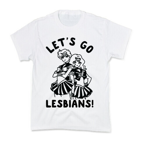Let's Go Lesbians Uranus Neptune Kids T-Shirt
