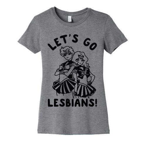 Let's Go Lesbians Uranus Neptune Womens T-Shirt