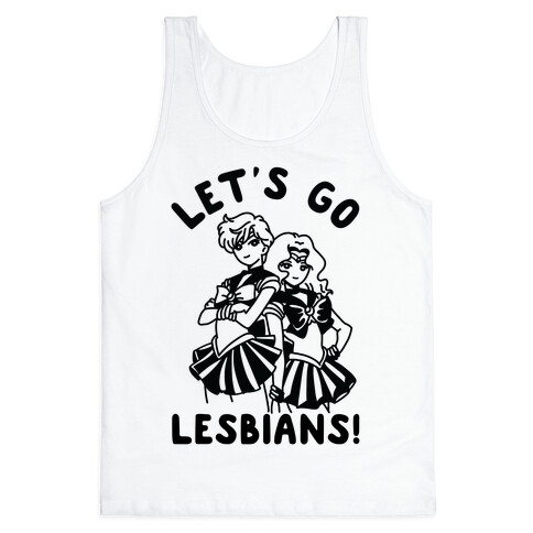 Let's Go Lesbians Uranus Neptune Tank Top