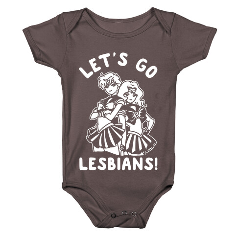 Let's Go Lesbians Uranus Neptune Baby One-Piece