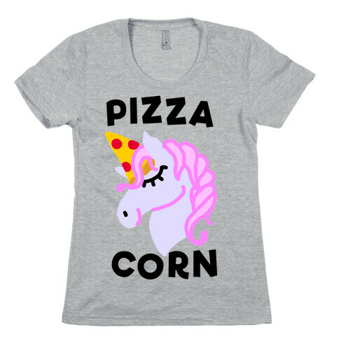 Pizza Corn Womens T-Shirt