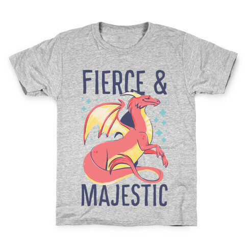 Fierce and Majestic - Dragon Kids T-Shirt