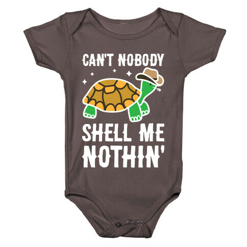 Can't Nobody Shell Me Nothin' Turtle Baby One-Piece