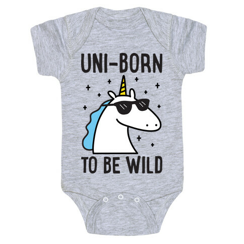 Uni-born To Be Wild Baby One-Piece