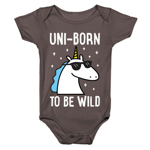 Uni-born To Be Wild Baby One-Piece