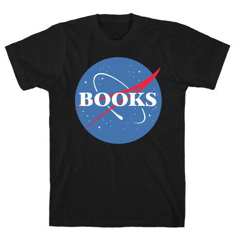 Books Nasa Parody T-Shirt