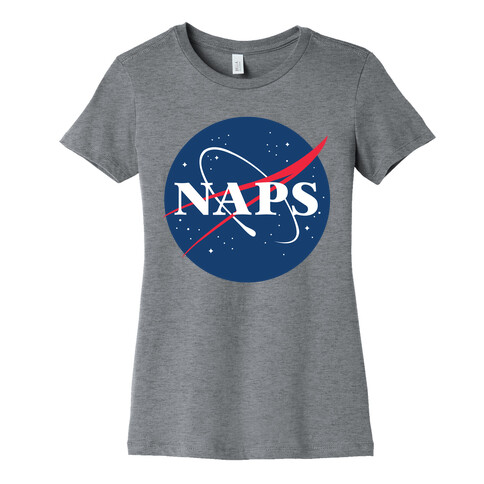 Naps Nasa Parody Womens T-Shirt