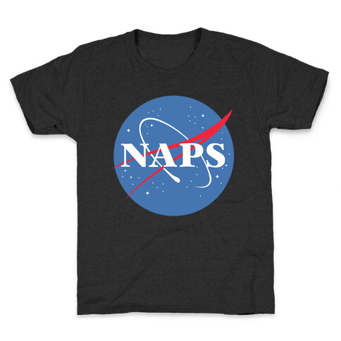 Naps Nasa Parody Kids T-Shirt