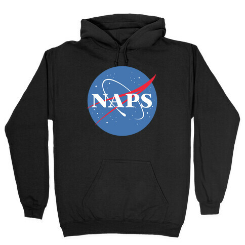 Naps Nasa Parody Hooded Sweatshirt