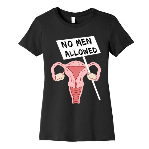 NO MEN ALLOWED Womens T-Shirt
