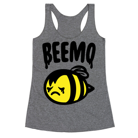 Beemo Emo Bee Parody Racerback Tank Top