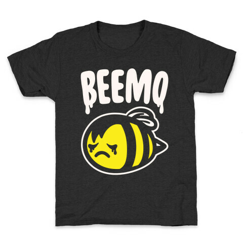 Beemo Emo Bee Parody White Print Kids T-Shirt