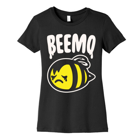 Beemo Emo Bee Parody White Print Womens T-Shirt