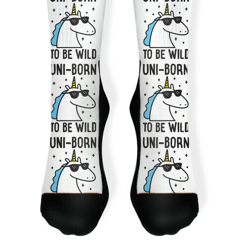 Uni-born To Be Wild Sock