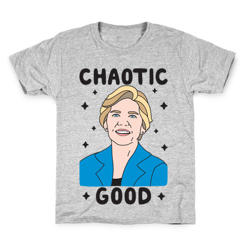 Chaotic Good Elizabeth Warren Kids T-Shirt