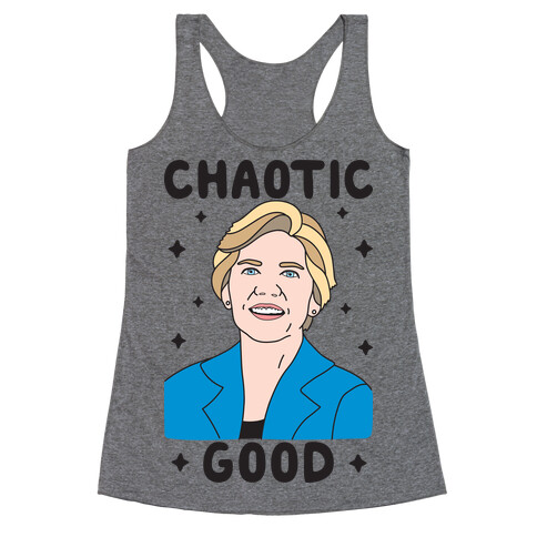 Chaotic Good Elizabeth Warren Racerback Tank Top